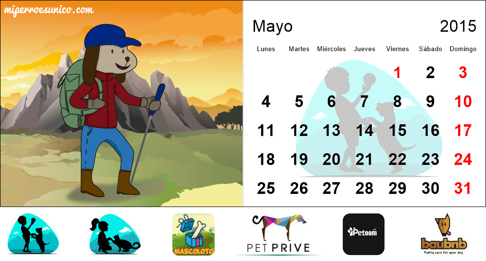Calendario de perros 2015 - (Bolivia)