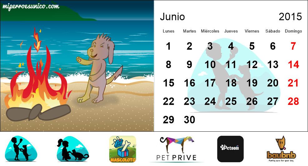 Calendario de perros 2015 - (Chile)
