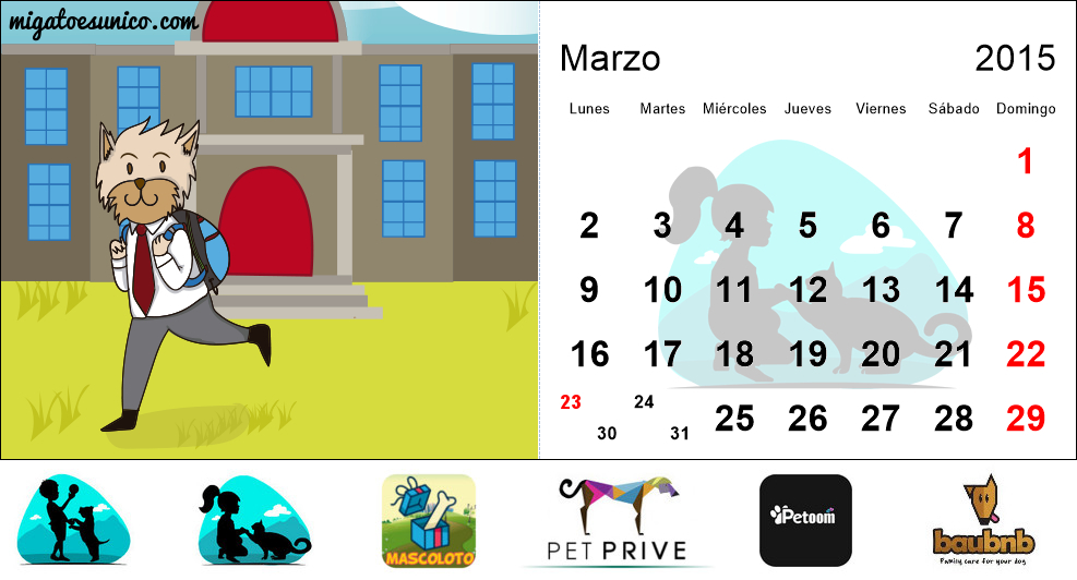 Calendario de gatos 2015 - (Colombia)
