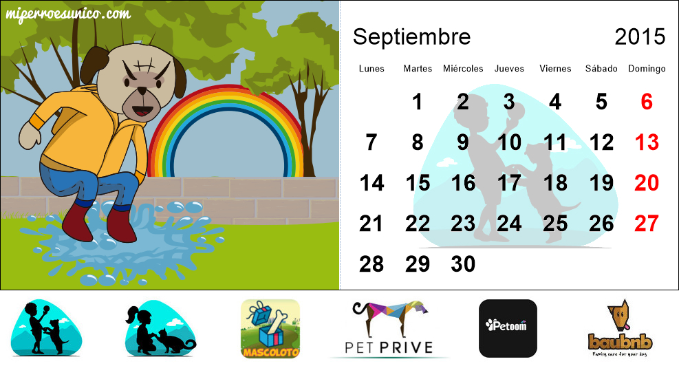 Calendario de perros 2015 - (Colombia)