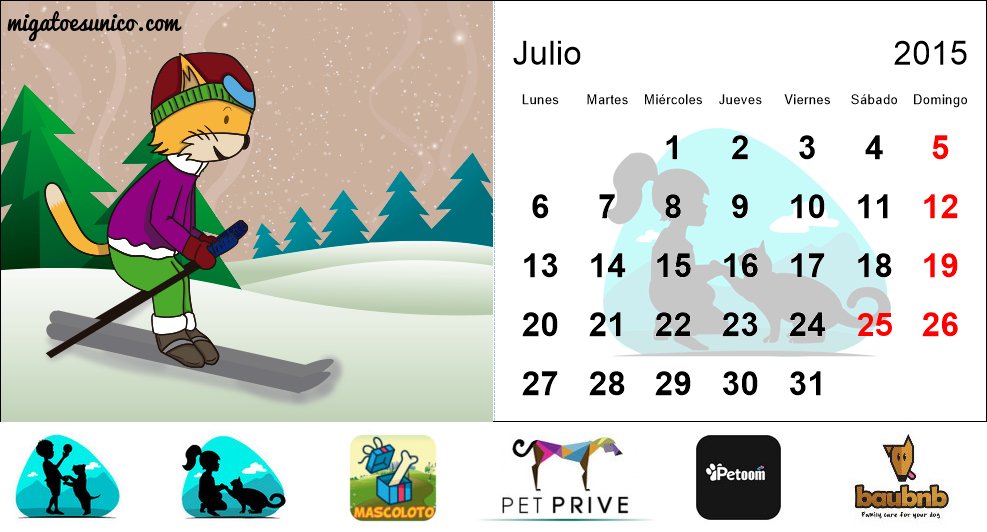 Calendario de gatos 2015 - (Costa Rica)
