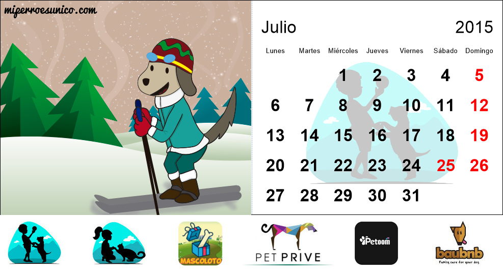 Calendario de perros 2015 - (Costa Rica)