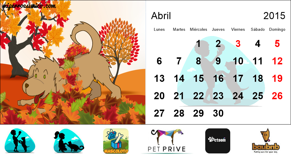 Calendario de perros 2015 - (Ecuador)