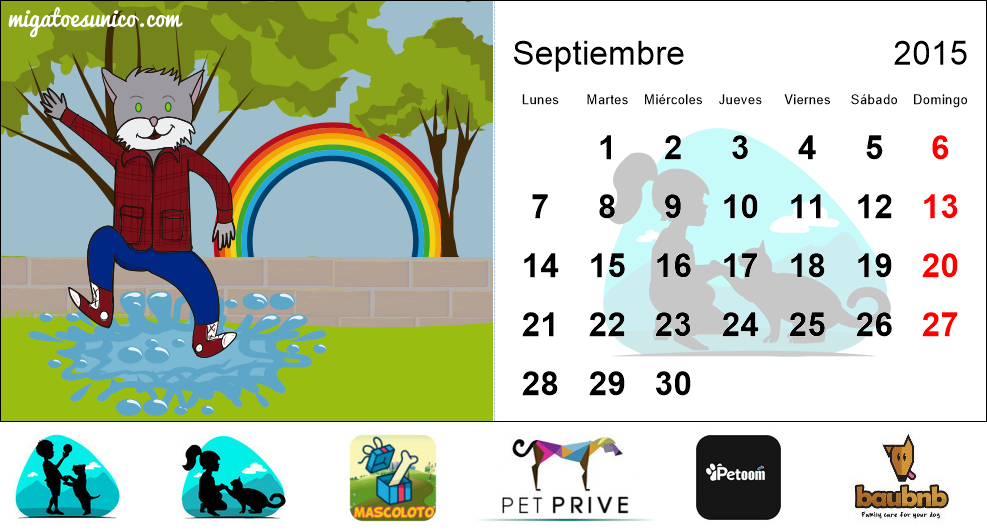 Calendario de gatos 2015 - (Ecuador)