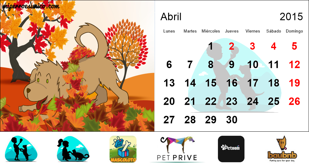 Calendario de perros 2015 - (El Salvador)
