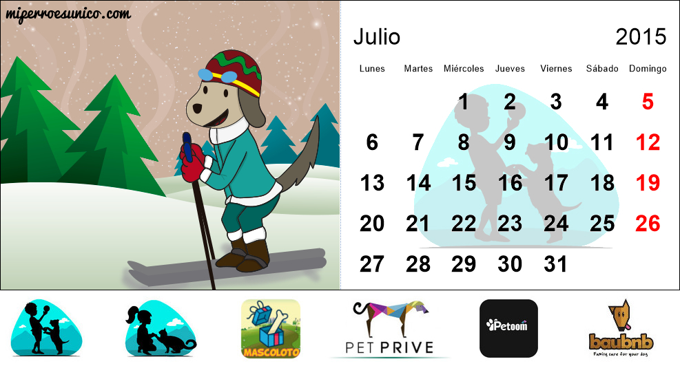 Calendario de perros 2015 - (El Salvador)