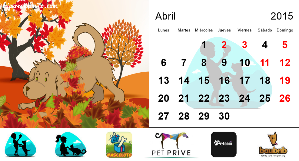 Calendario de perros 2015 - (Paraguay)