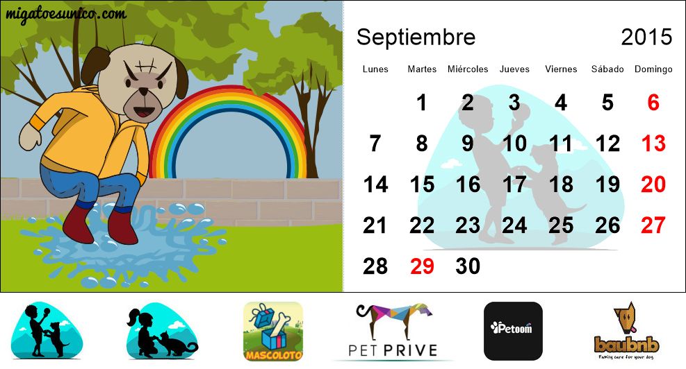 Calendario de perros 2015 - (Paraguay)