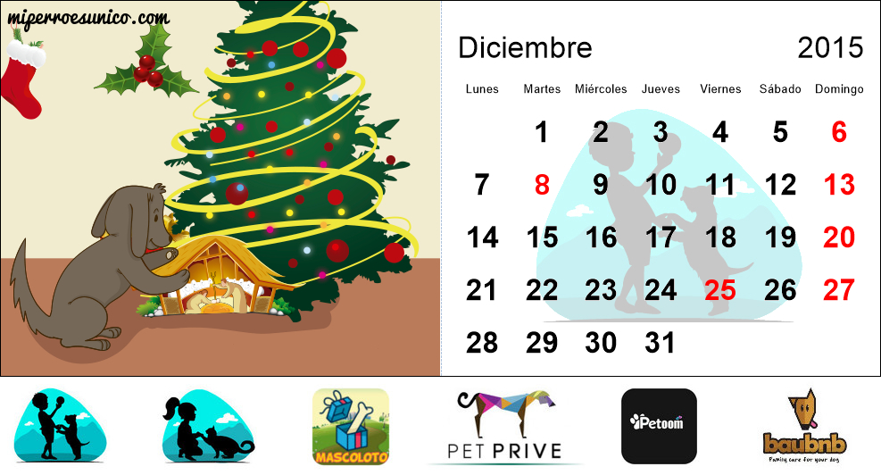 Calendario de perros 2015 - (Perú)