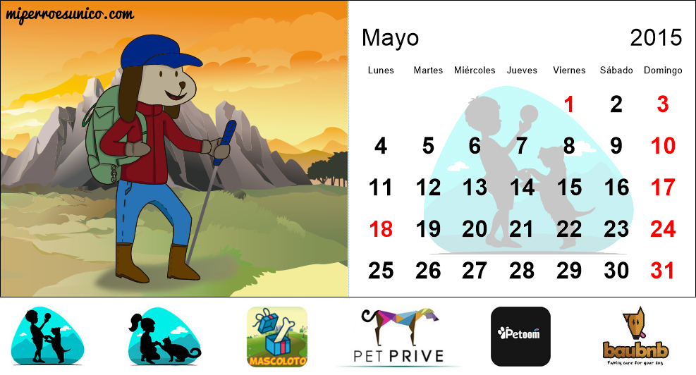 Calendario de perros 2015 - (Uruguay)